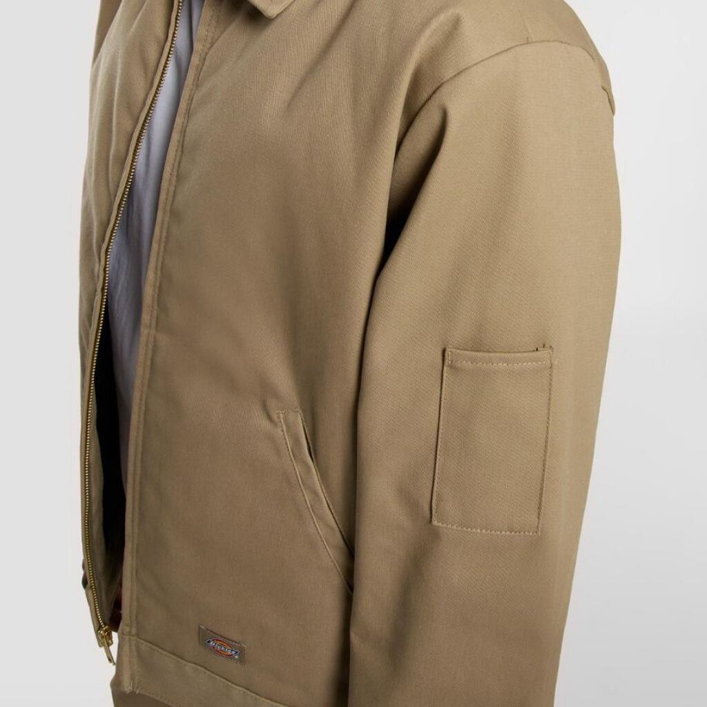 Jaqueta Dickies Modelo Lined Eisenhower Cor Bege 4/5