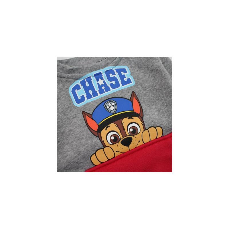 Hanorac copii, cu buzunar frontal, gri, Paw Patrol