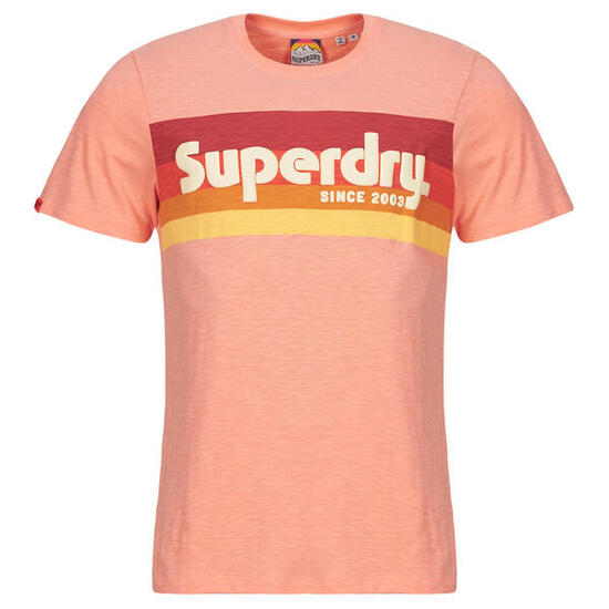 T-Shirt Superdry Terrain Logo Stripe Relxed