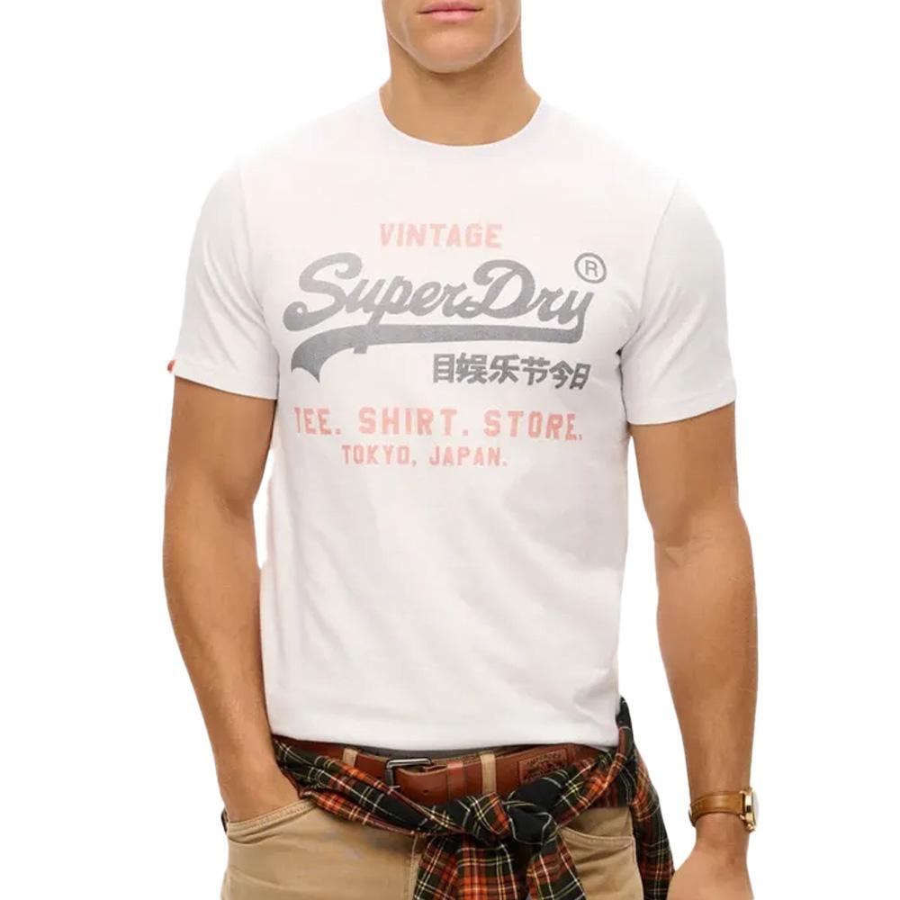 Superdry VL Heritage Relaxed T-Shirt für Herren in Weiß 2/5
