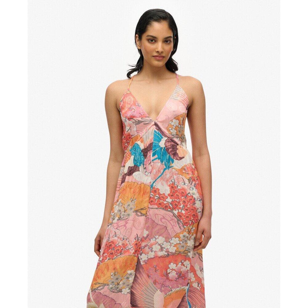 Abito stampato in jacquard con orlo a punta donna Superdry 6/7