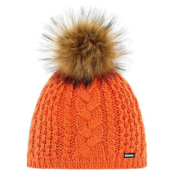 Eisbär Afra Lux Mütze für Damen mit Bommel