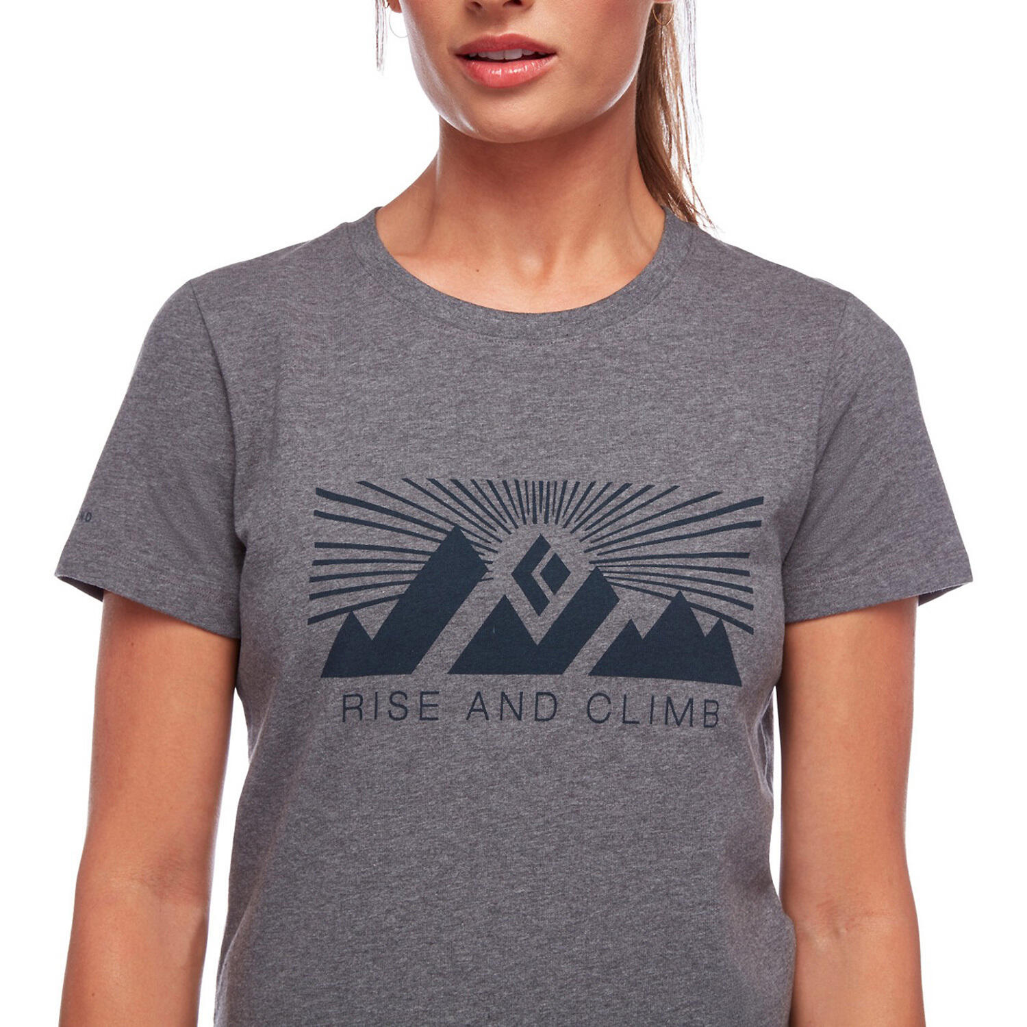 Damen T-Shirt W RISE AND CLIMB TEE 3/4