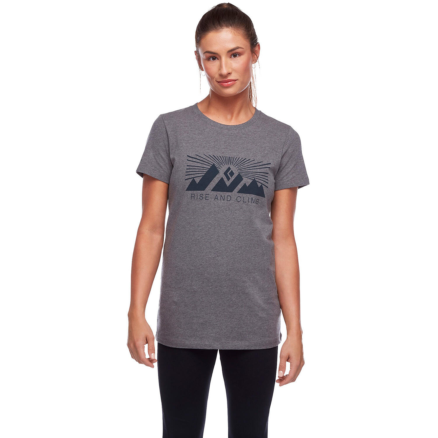 Damen T-Shirt W RISE AND CLIMB TEE 2/4
