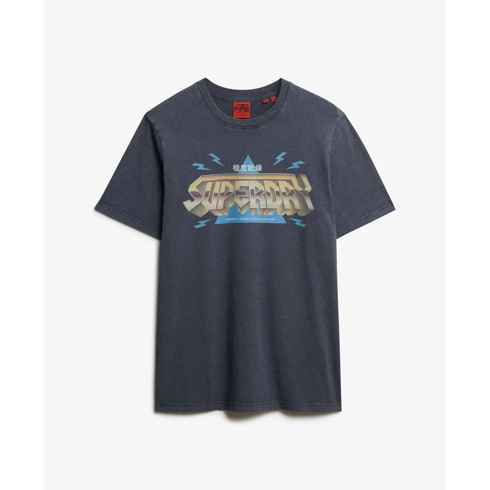 Superdry - T-shirt Superdry Rock Band - T-shirt Manches Courtes - Noir - Decathlon