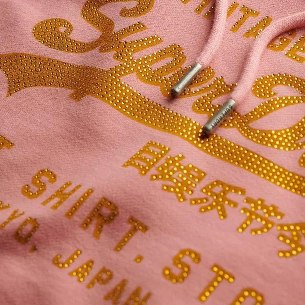 Sweat Rose Femme Superdry Embellished Vl Relaxed 2/2
