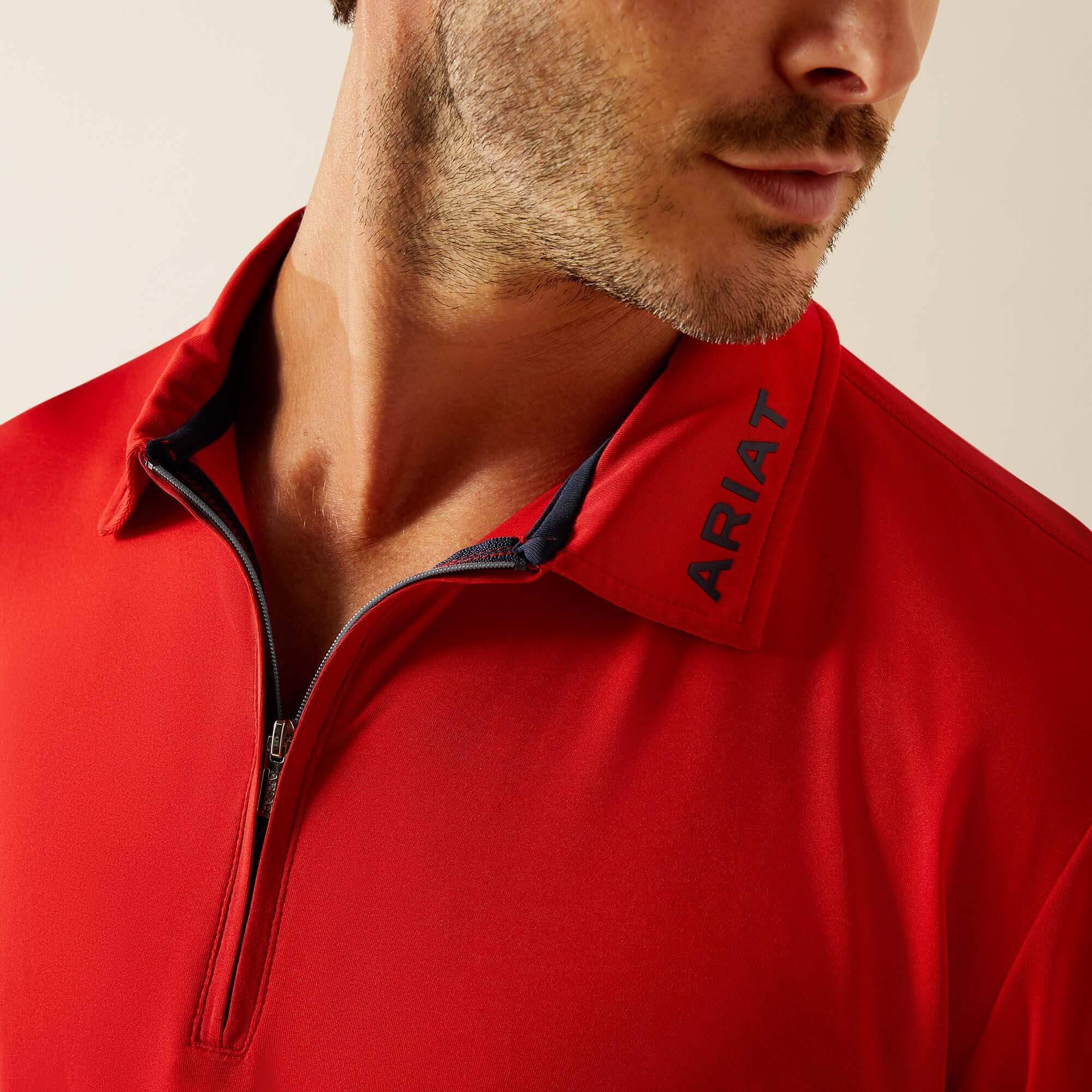 Polo da equitazione 1/4 zip Ariat Bandera 3/4
