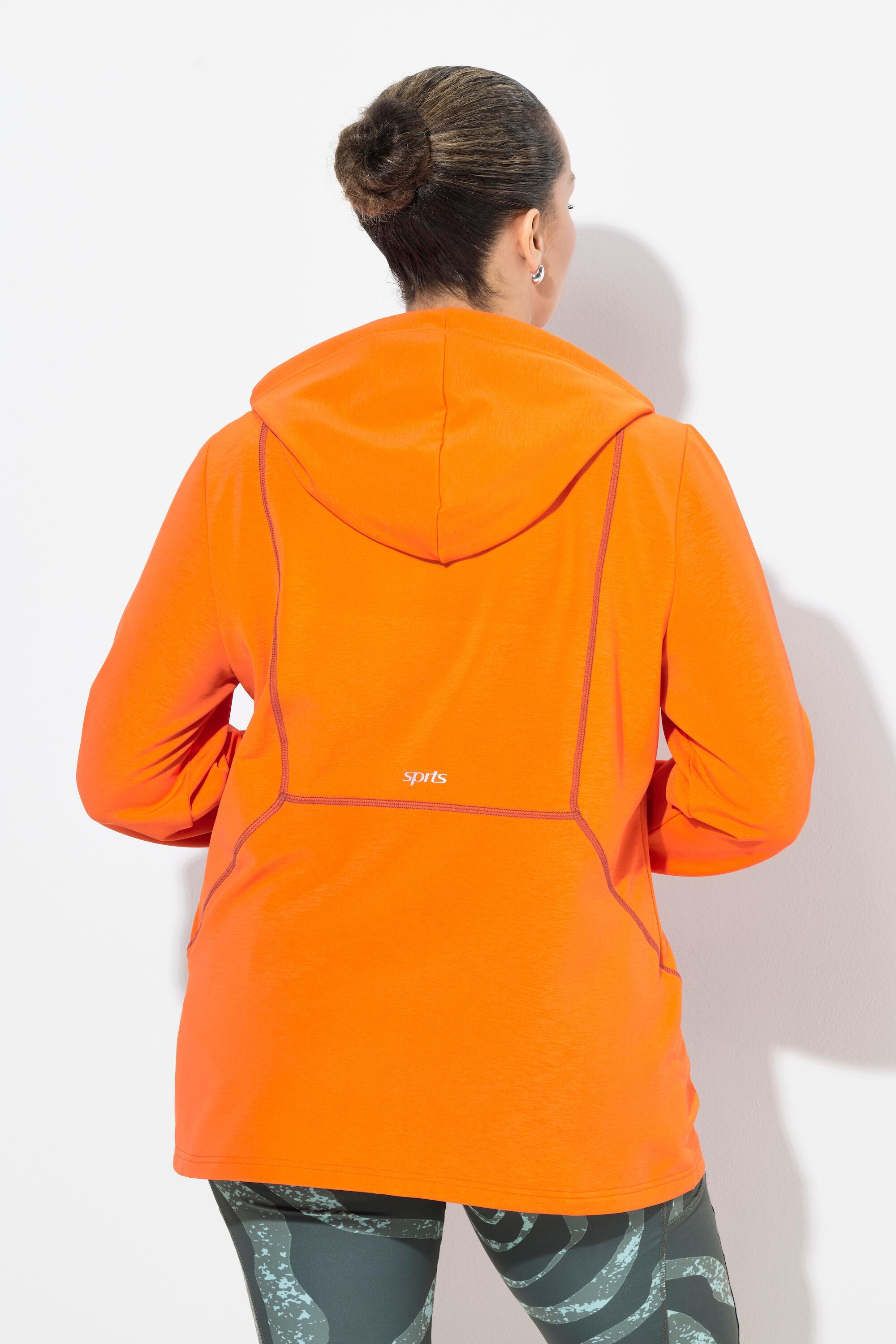 Dames Sweatvest 2-wegrits capuchon duimgat 2/7