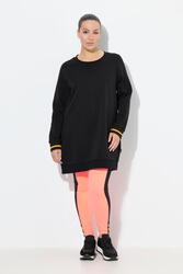 Femme Pull long à col rond et manches longues message imprimé