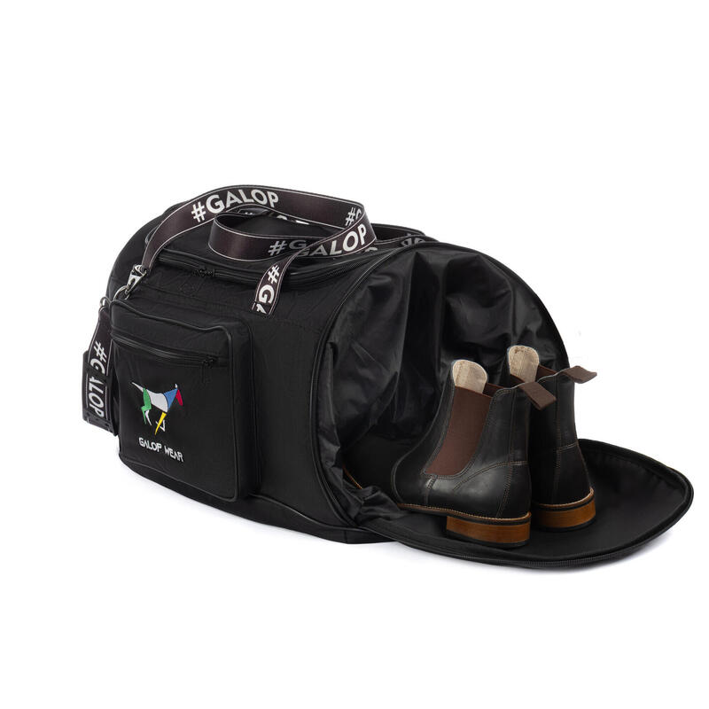 Geantă de echitație Black Full Pack – accesorii călăreț & echipamente cal