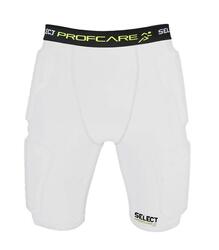 6421 SHORT DE COMPRESSION AVEC PADS Select blanc