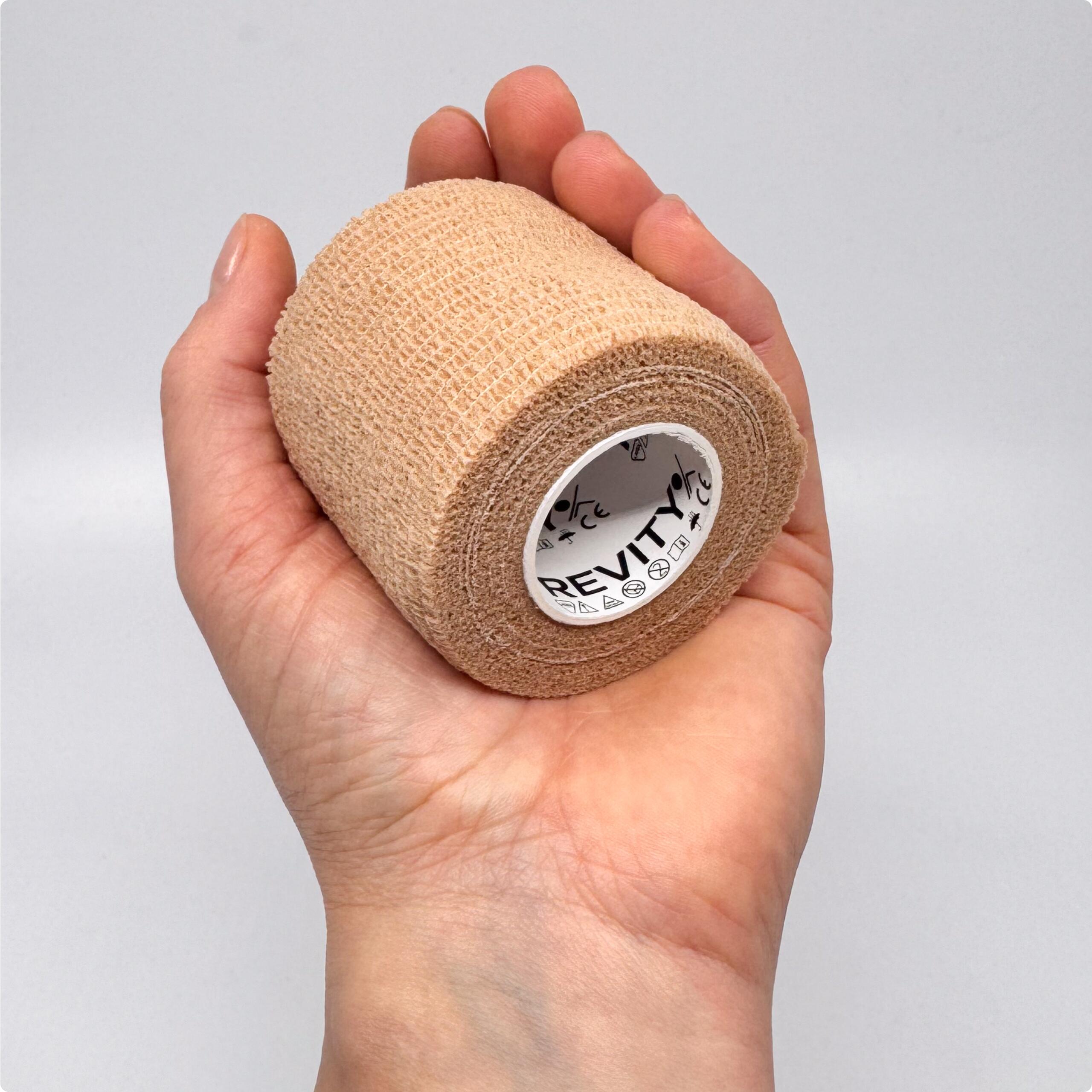 Ligadura coesiva Revity 5 cm x 4,5 m, bege 5/7