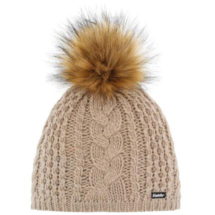 Eisbär Afra Lux Mütze für Damen mit Bommel