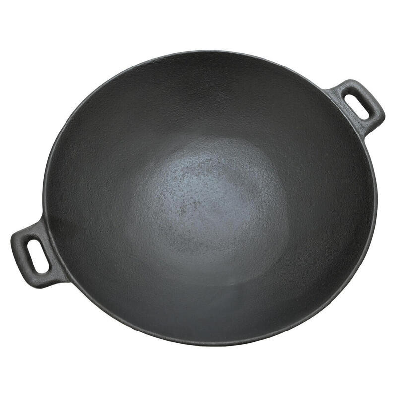 Wok din fonta cu manere Cattara, diametru 31 cm