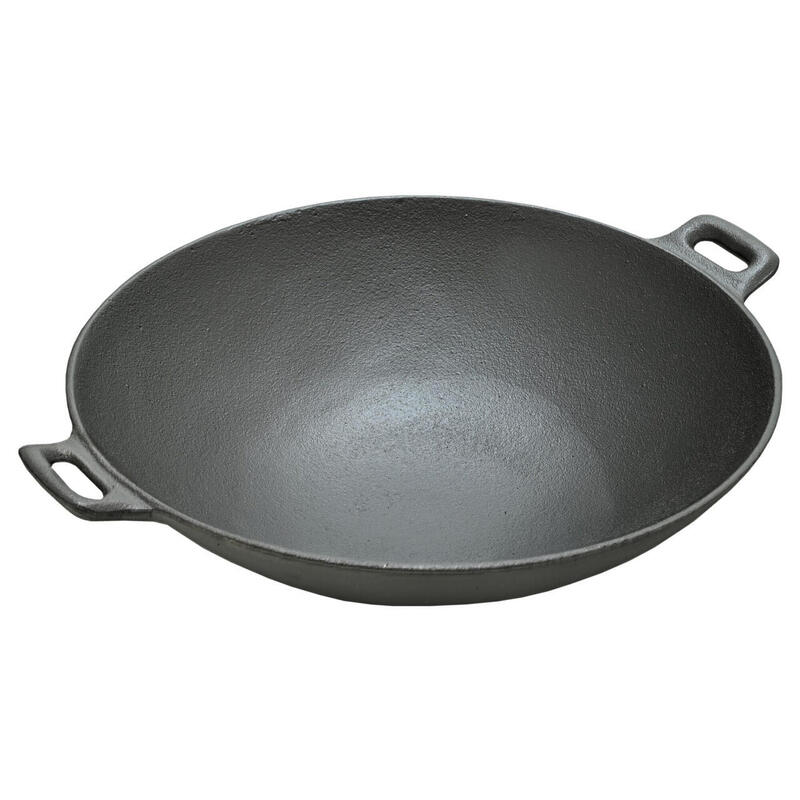 Wok din fonta cu manere Cattara, diametru 31 cm