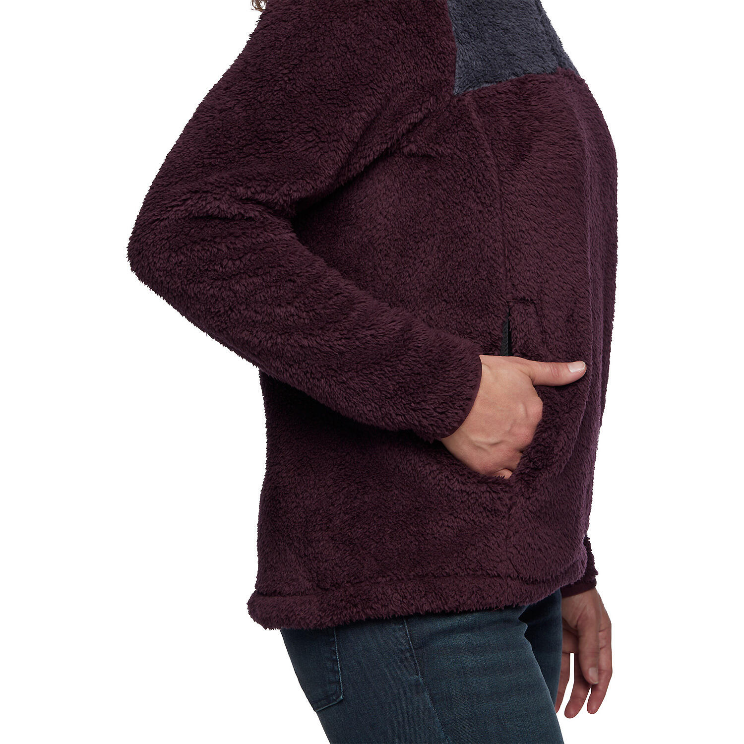Damen Fleece-Pullover W ROADIE 1/4 ZIP FLEECE 5/5