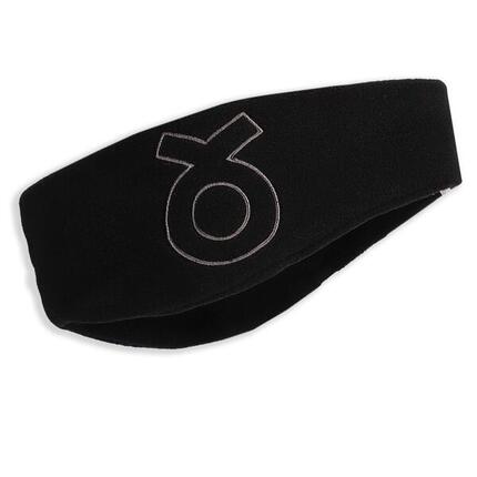 Kinder Stirnband Fleece Wandern Ski ZL4 schwarz