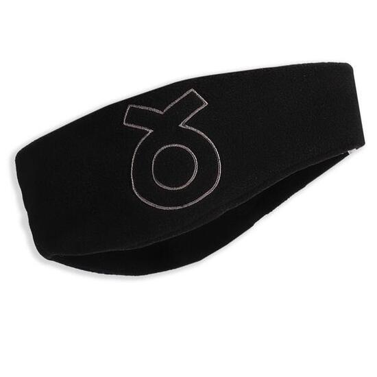 Kinder Stirnband Fleece Wandern Ski ZL4 schwarz