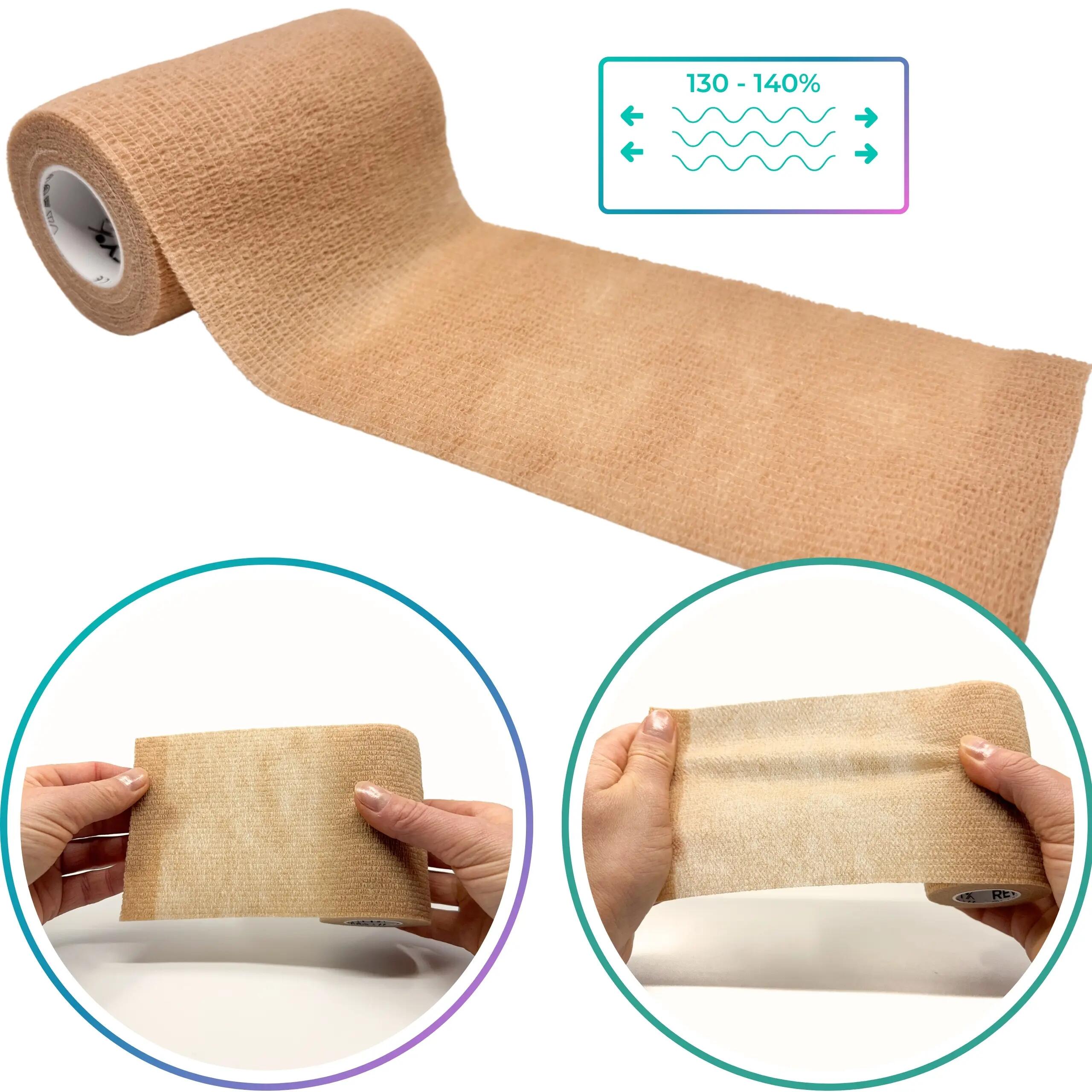 Ligadura coesiva Revity 10 cm x 4,5 m, bege 7/7
