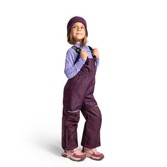 Kinder Skihose mit Trägern warm ZL4 violett