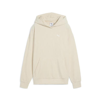 Essentials Elevated Comfort Hoodie Damen PUMA Alpine Snow White