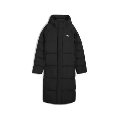 Pufferjack van dons met capuchon voor dames puma black