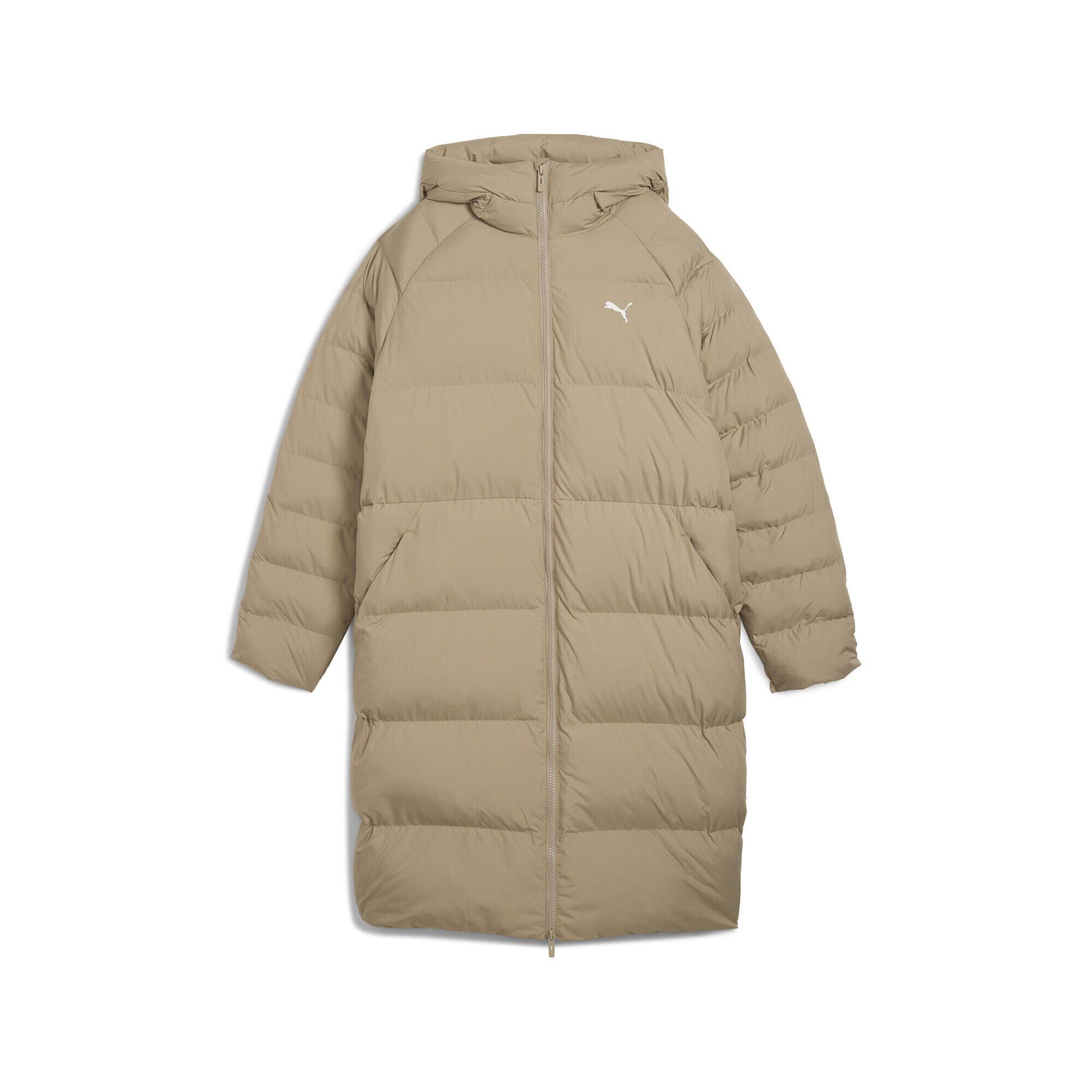 Damska parka z kapturem Mono PUMA Ice Coffee Beige