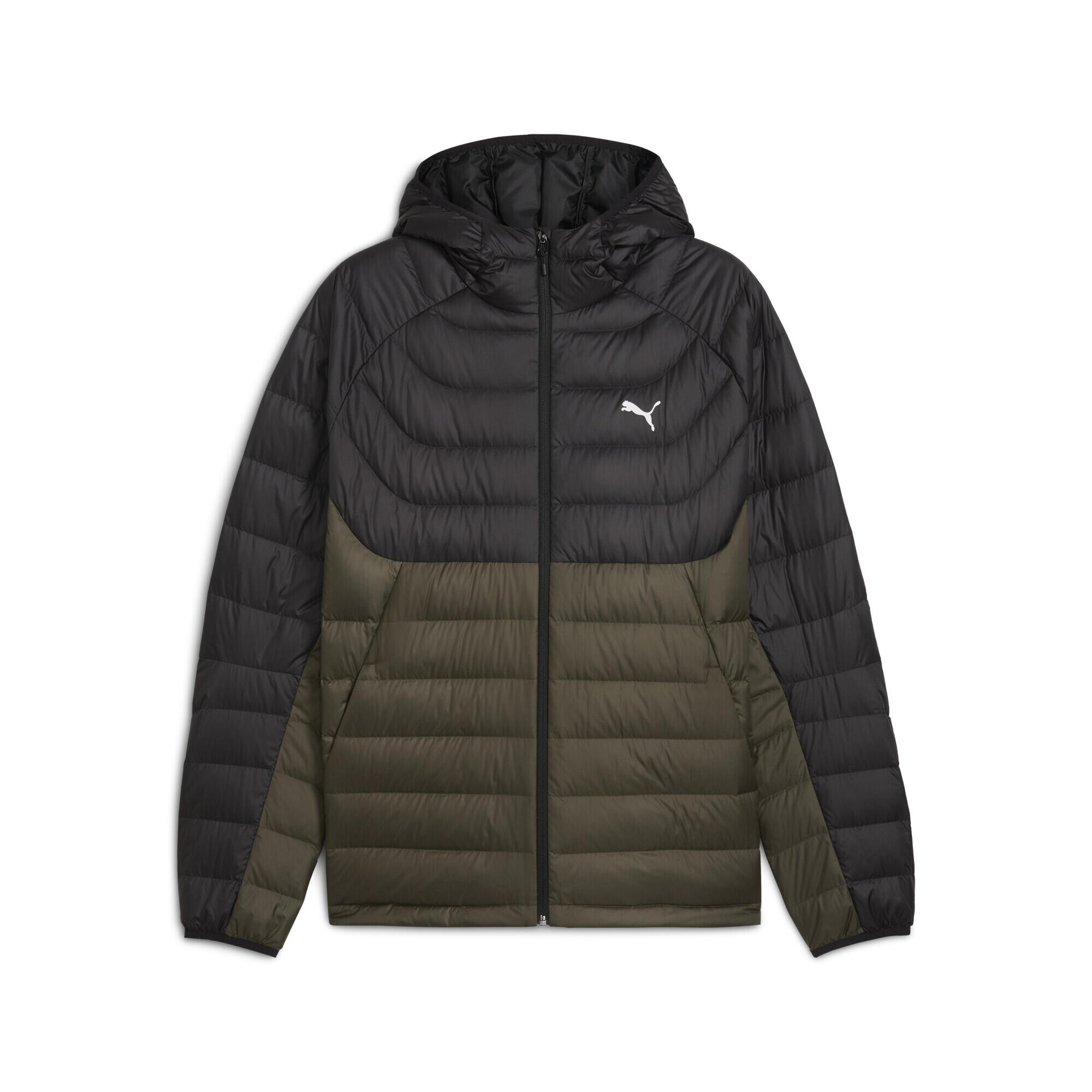 PUMA Piumino con cappuccio PACKLITE da uomo PUMA Dark Olive Green