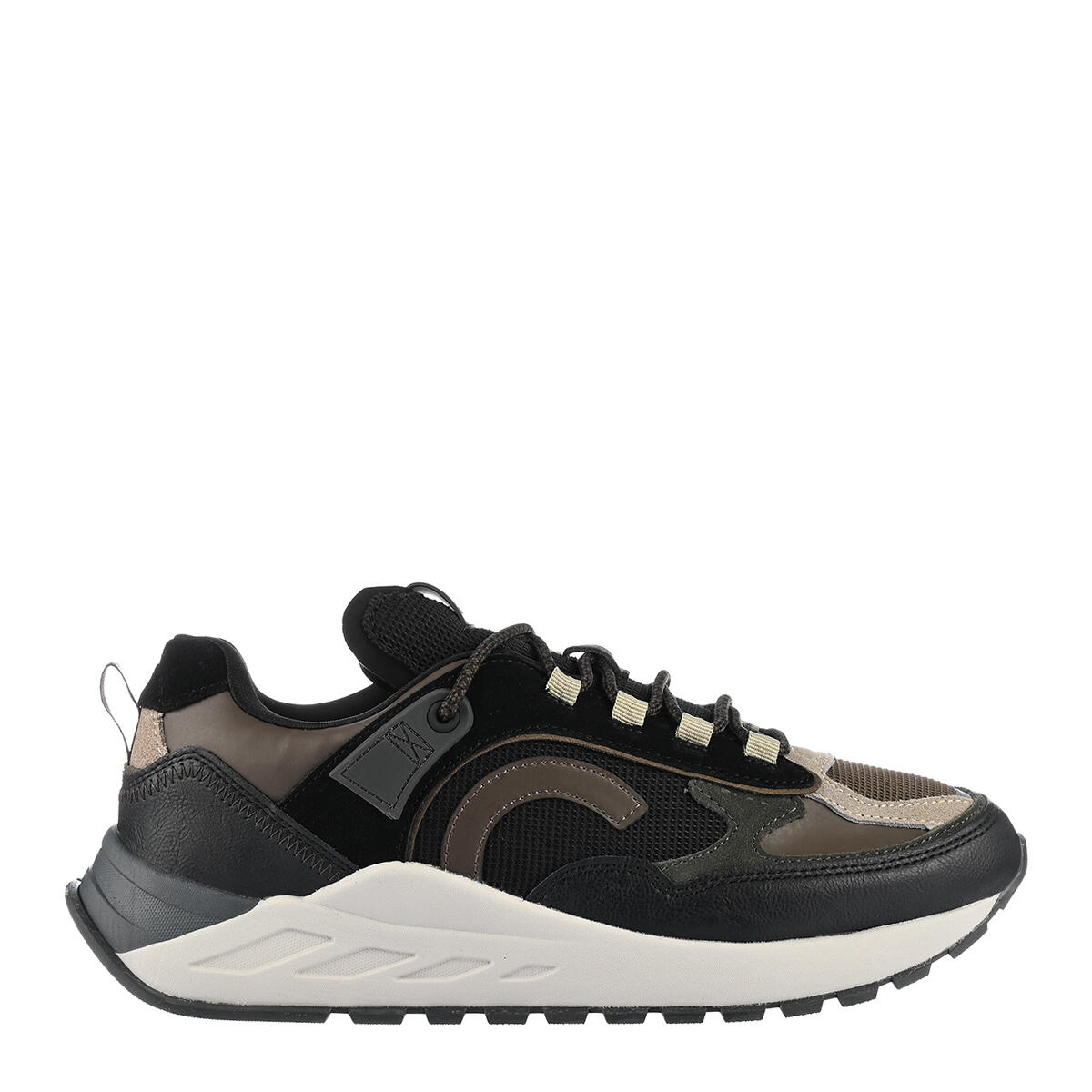 Pantofi sport bărbătești cu talpă joasă din piele întoarsă XX3 RN Mud
