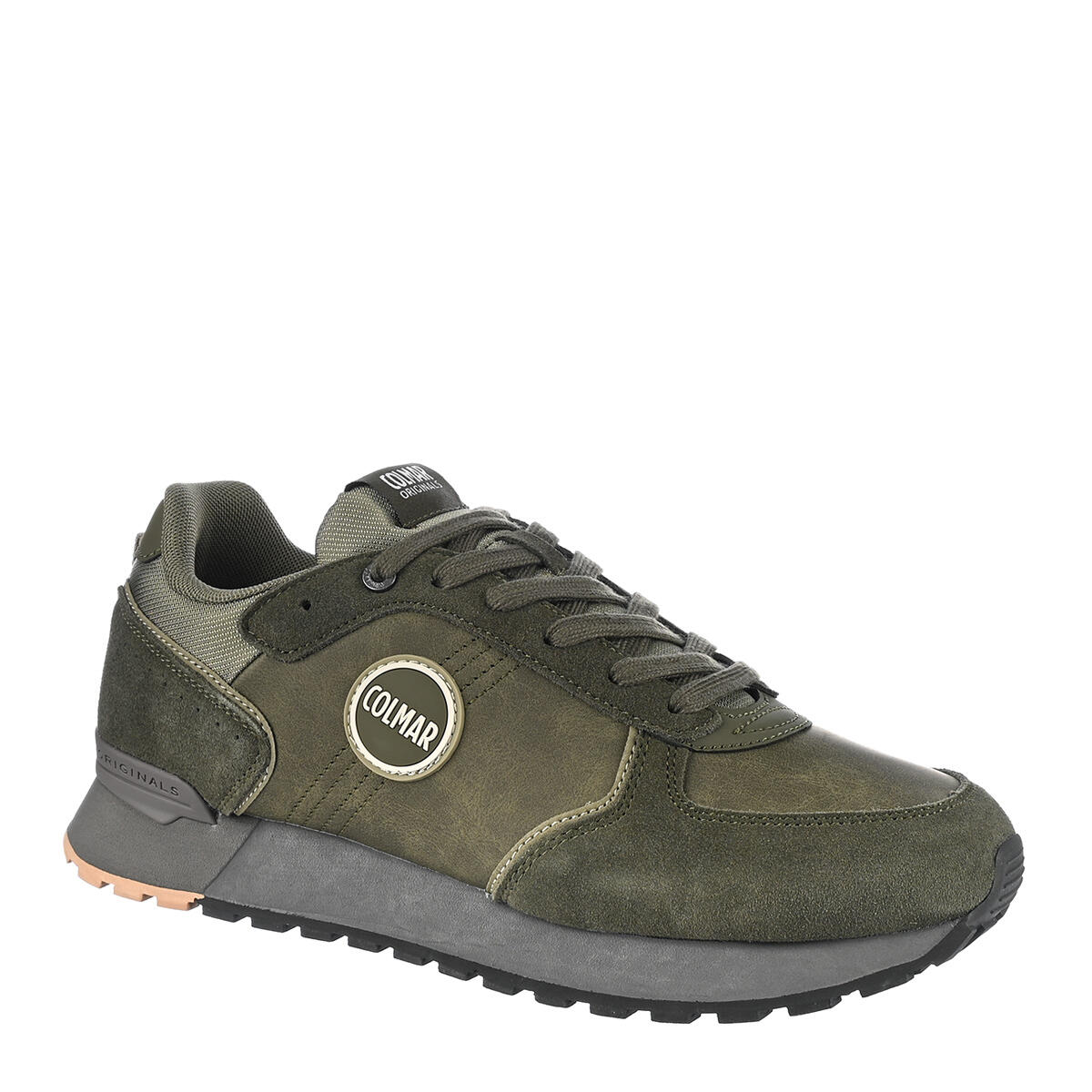 Baskets homme COLMAR TRAVIS BOOST en cuir et daim 3/5