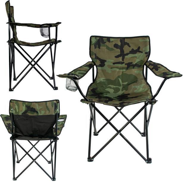 Krzesło turystyczne Enero Camp 50X50X80CM camuflage 3/6