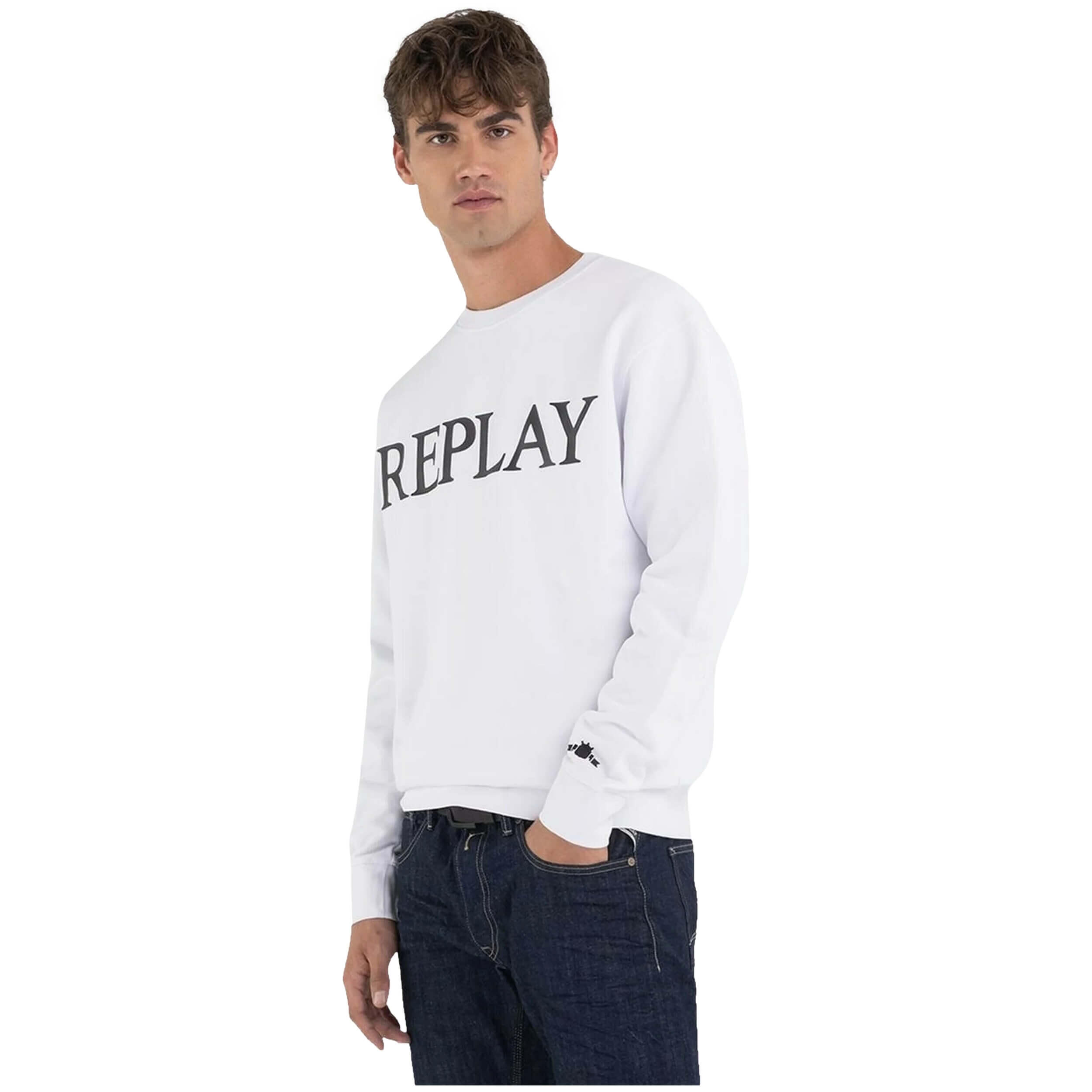 Felpa Replay modello M652722890P001 per uomini 5/5