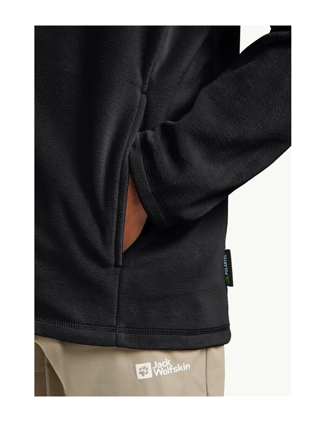 Forro polar Jack Wolfskin en color Negro-6000 4/5