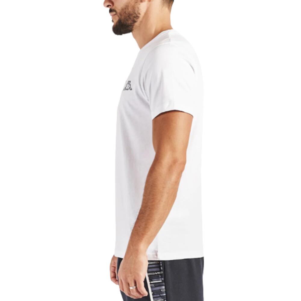 T-shirt à manches courtes homme Kappa Godot Blanc 3/4