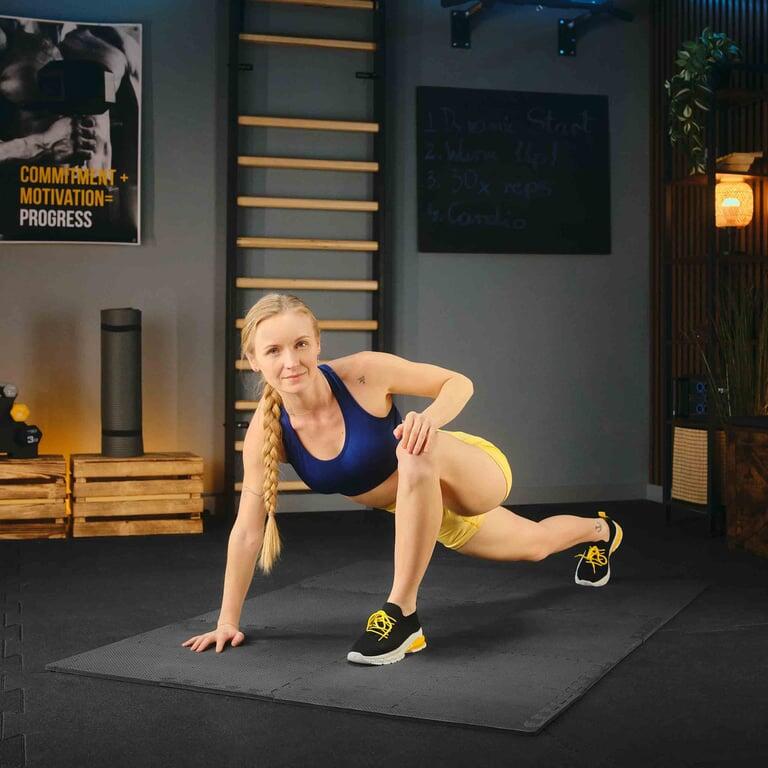 Mata puzzle pod sprzęt fitness Trex Sport pianka EVA 1,97m² 10mm 24szt. 7/7