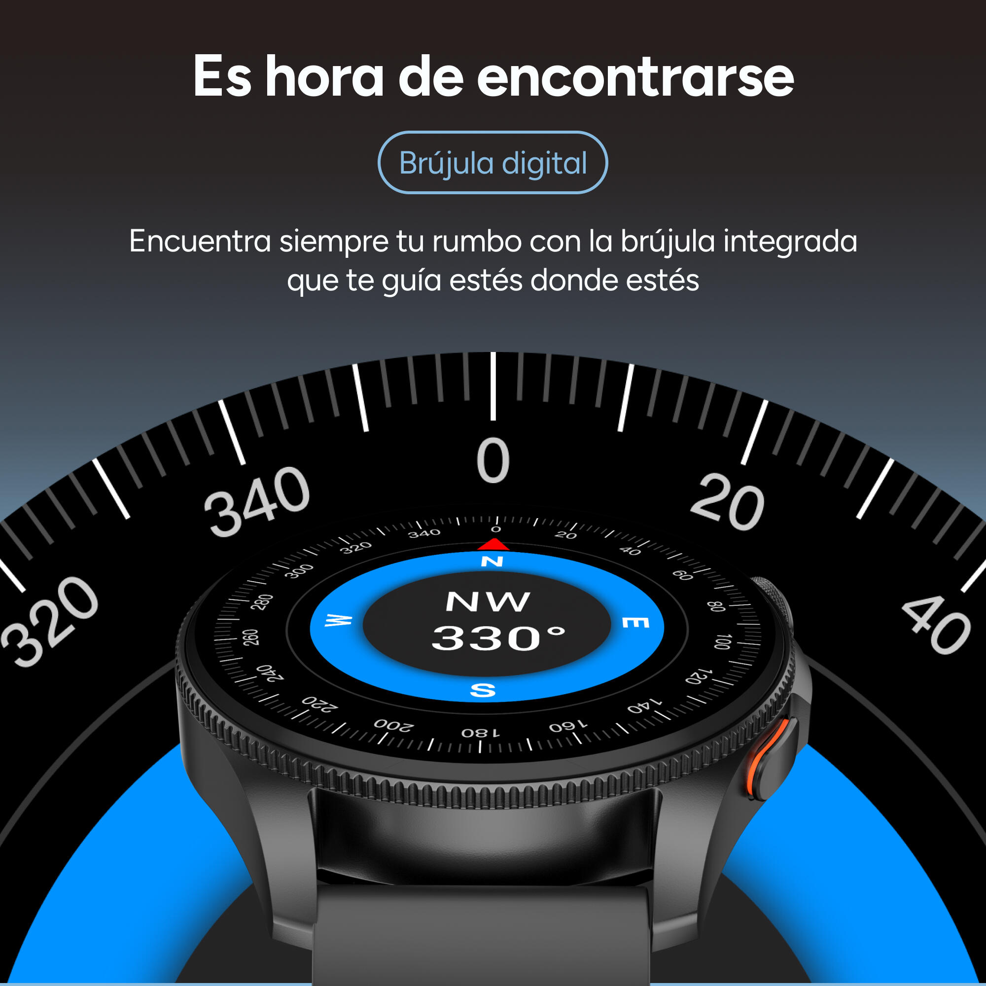 Montre connectée KSIX Horizon, GPS, AMOLED 4/7