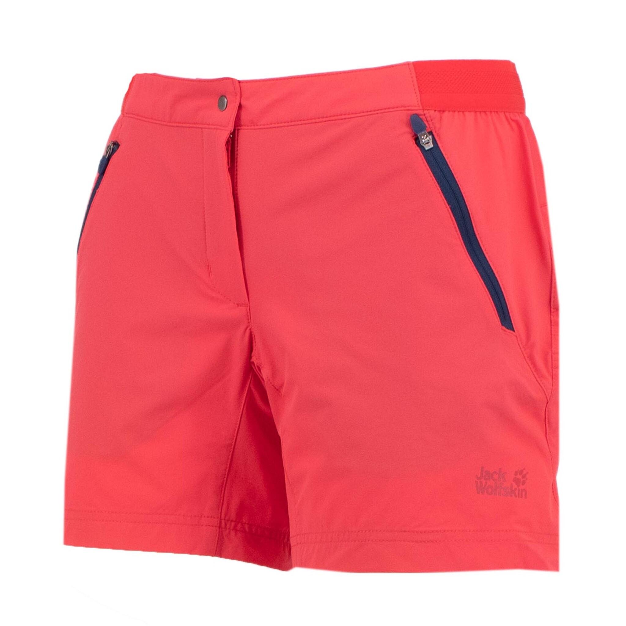 JACK WOLFSKIN Hose Speed Hiking Trail Shorts in Rot