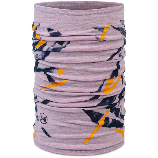 Bandana BUFF MERINO LIGHTWEIGHT PRINTS VIRTA GRAPE ICE