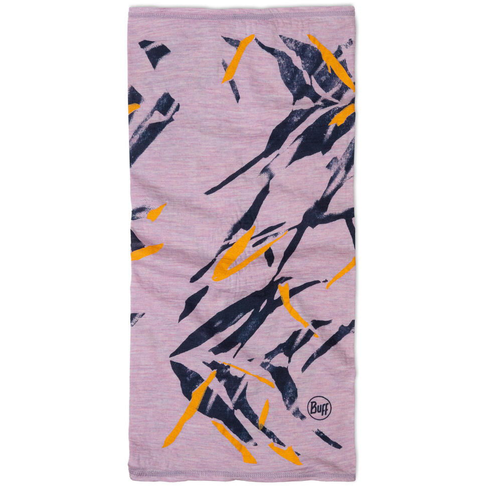 Bandana BUFF MERINO LIGHTWEIGHT PRINTS VIRTA GRAPE ICE