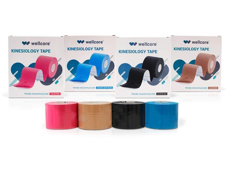 Venda neuromuscular caja 6 uds 5x5 cm Wellcore 2/5