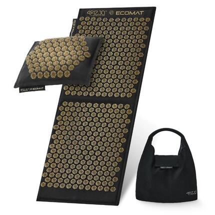 Duża mata do akupresury na ból pleców 4FIZJO ECO XL z poduszką