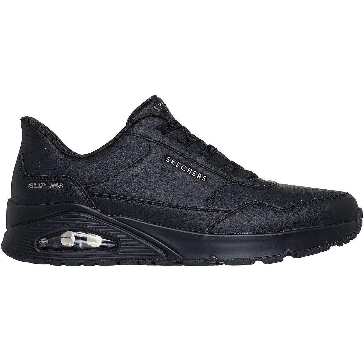 Baskets Skechers Uno-banksia Luxe, Noir, Hommes 3/6