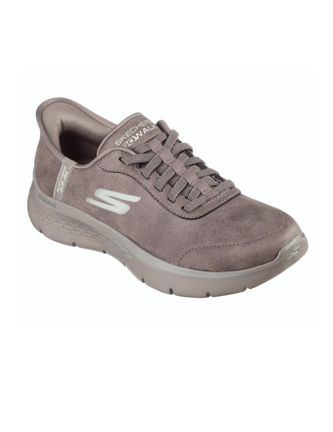 Tênis para Mulher Skechers Go Walk Flex Marrom 2/4