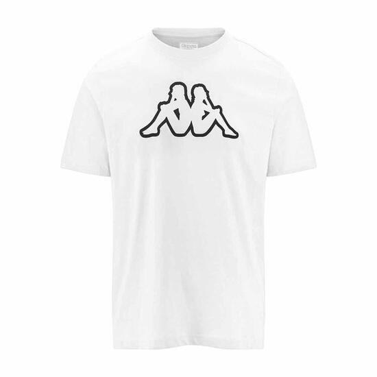 T-shirt manches courtes homme Cromen blanc, noir