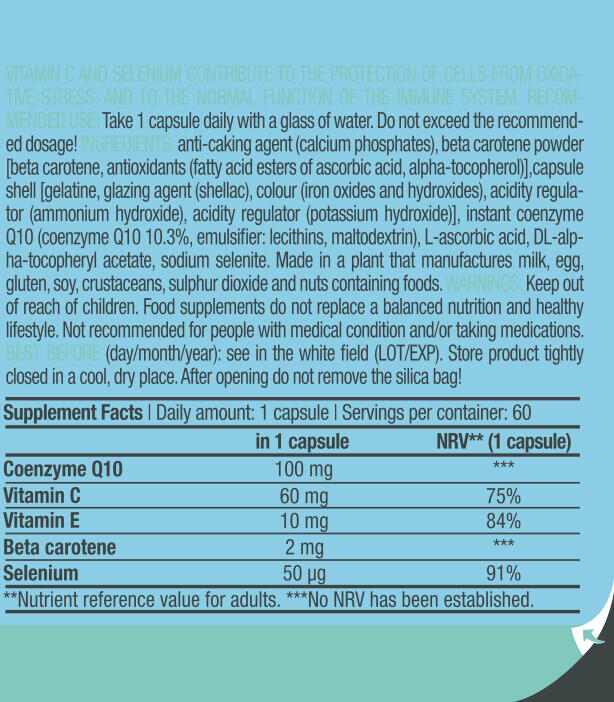 H2o Q10 - 60 capsules Biotech USA 3/6