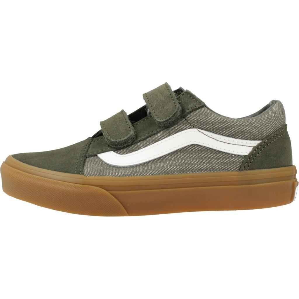 Baskets Vans Modèle Old Skool V Denm Couleur Vert 2/5