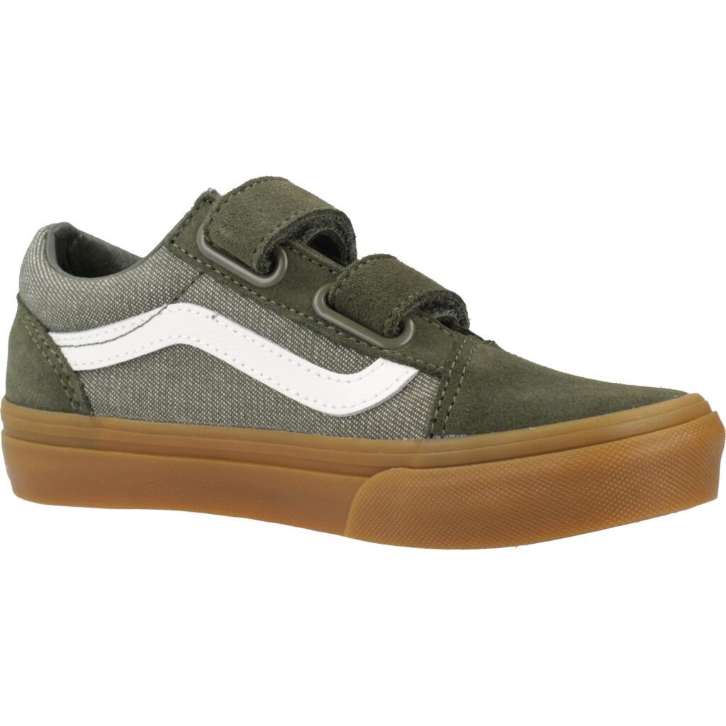 Baskets Vans Modèle Old Skool V Denm Couleur Vert 5/5