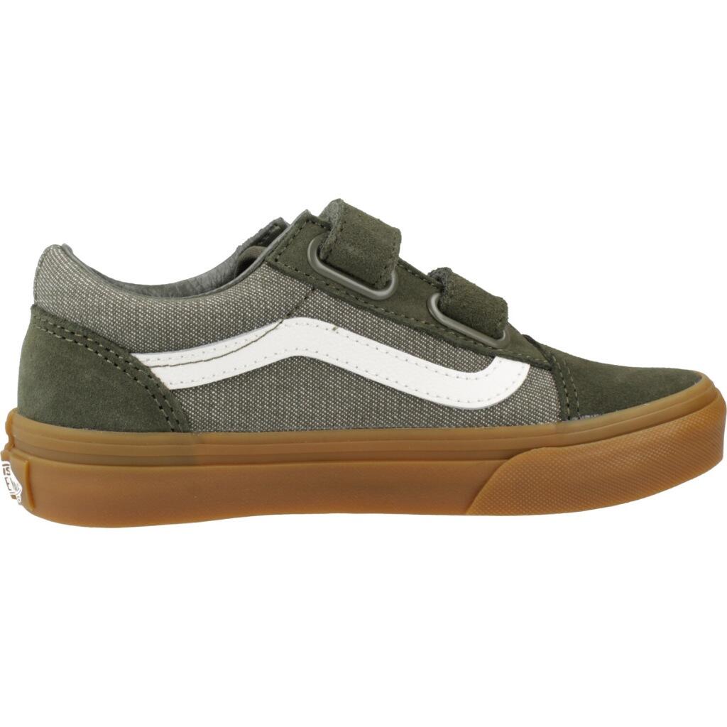 Baskets Vans Modèle Old Skool V Denm Couleur Vert 4/5