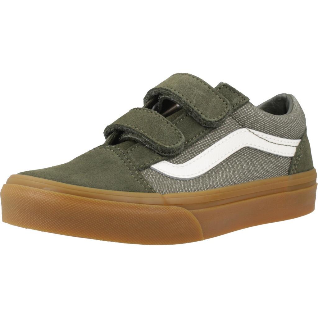Baskets Vans Modèle Old Skool V Denm Couleur Vert 1/5