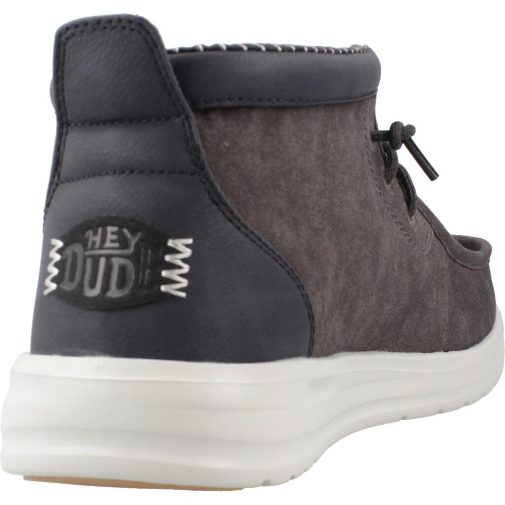 Ténis Hey Dude Modelo Wally Mid Gripr Vin Clas Cor Preto 3/5